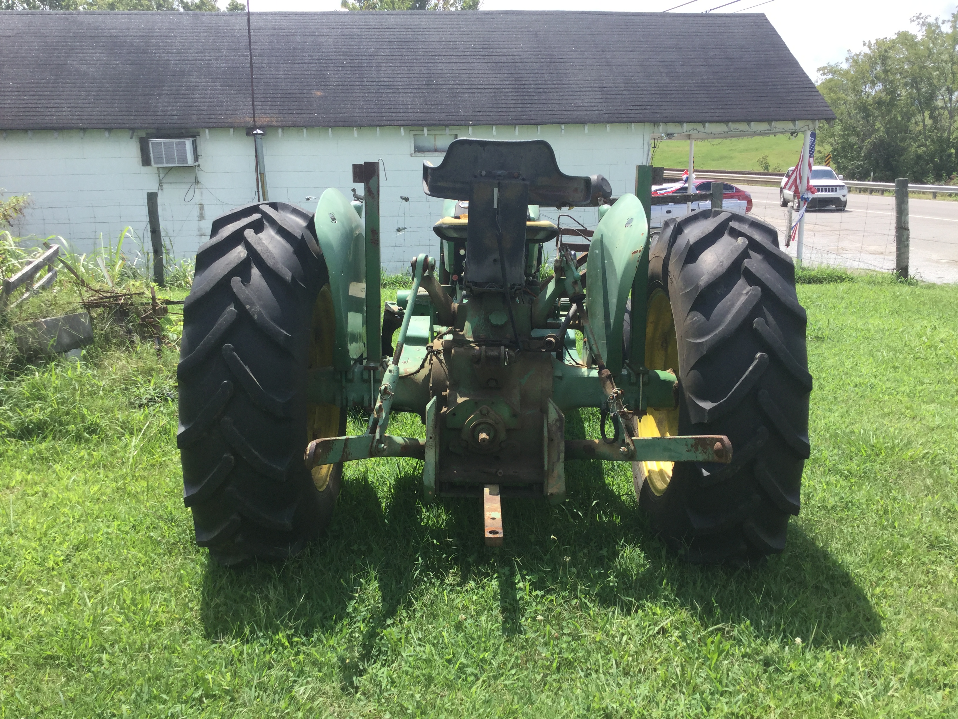John Deere 1530 diesel tractor with 6 brushog - $5900 
